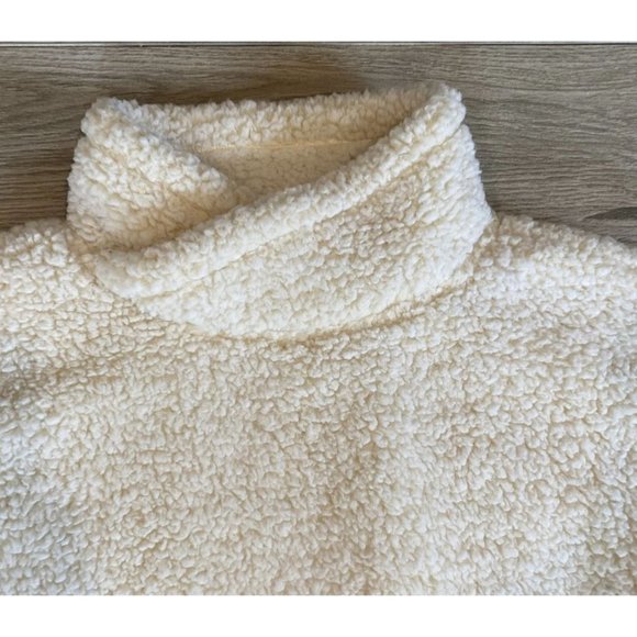 Xersion - Women's Super Soft Fleece Mock Neck Pullover Sweater - White - Medium - Picture 10 of 14